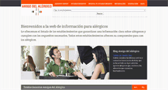 Desktop Screenshot of amigodelalergico.com